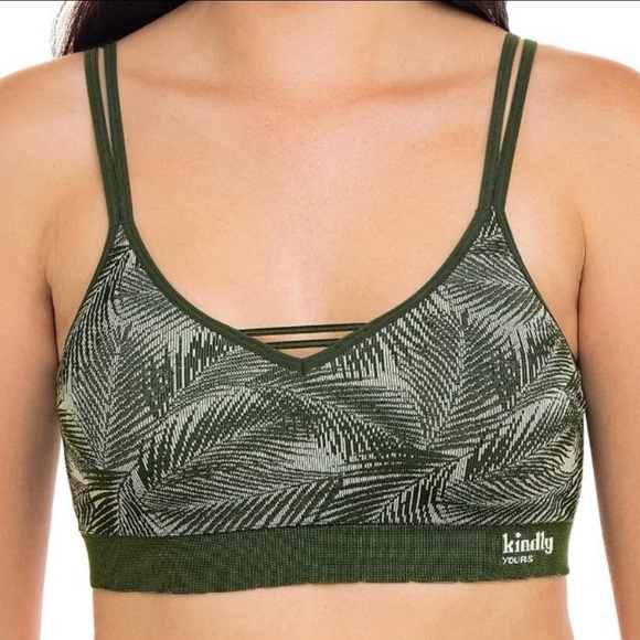Kindly Yours Sustainable Seamless V-Neck Bralette Size S - Picture 1 of 2